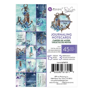 Picture of Prima Marketing Journaling Cards | Διακοσμητικές Κάρτες 3" x 4" – A Mermaid’s Tale, 45τεμ.