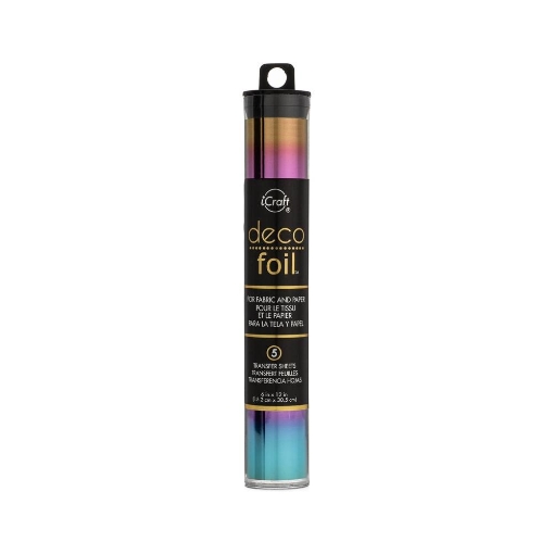Picture of Therm-O-Web Deco Foil Reactive Foil Χρυσοτυπίας για Χαρτί & Ύφασμα - Mystic Rainbow, 5τεμ.