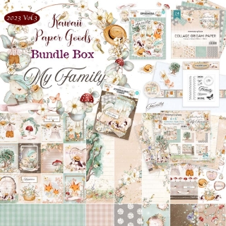 Picture of Memory Place Kawaii Bundle Kit Scrapbooking - My Family, 90τεμ.