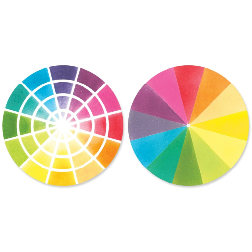 Picture of Σετ με Layered Στένσιλ by Eileen Hull - Sizzix, Color Wheel, 3τεμ.