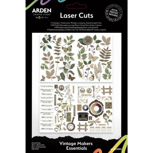 Picture of Διακοσμητικά Στοιχεία - Arden Creative Studio Laser Cut, Vintage Maker, 90τεμ.
