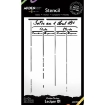 Picture of Στένσιλ 4" x 6" - Arden Creative Studio Maker Series, Ledger 01 