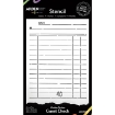 Picture of Στένσιλ 4" x 6" - Arden Creative Studio Maker Series, Guest Check