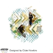 Picture of Στένσιλ 6" x 8" - Arden Creative Studio Maker Series, Distressed Diamond