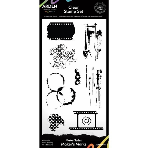 Picture of Διάφανες Σφραγίδες - Arden Creative Studio Maker Series, Maker's Marks, 9τεμ.