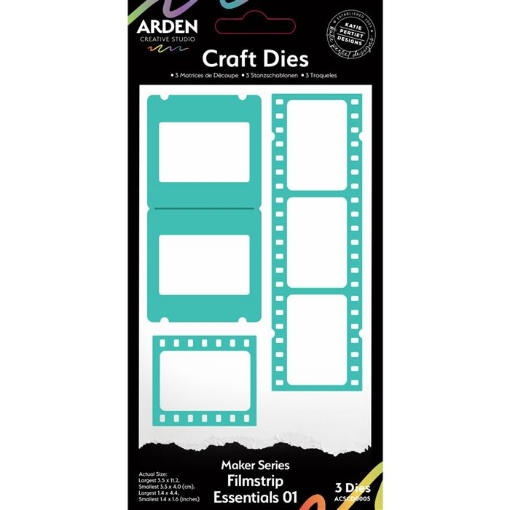 Picture of Arden Creative Studio Μήτρες Κοπής - Maker Series, Filmstrip Essentials 01, 3τεμ.