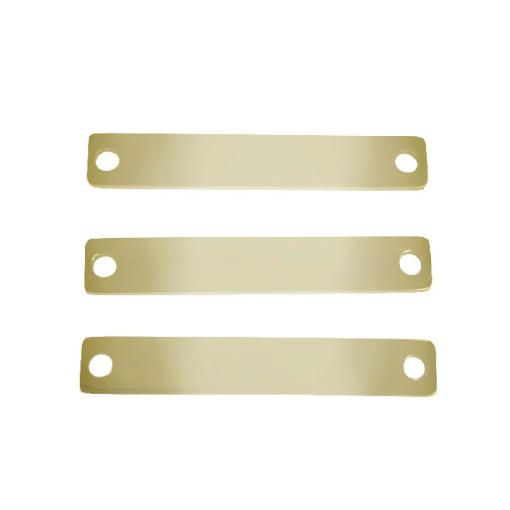 Picture of We R Makers Charms Stainless Steel Name Bar, 3pcs 