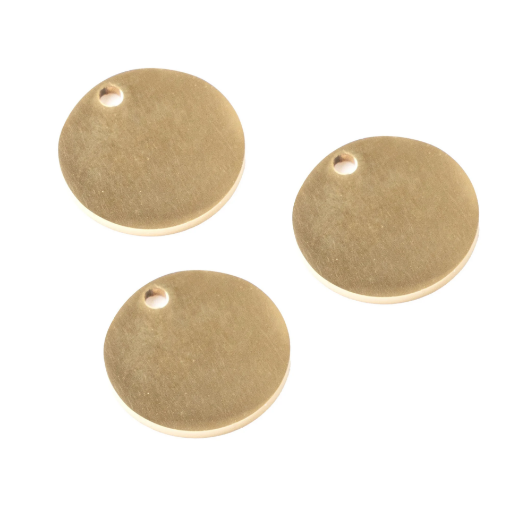 Picture of We R Makers Charms Stainless Steel Circle, 3pcs 