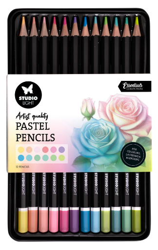 Picture of Studio Light Essentials Artist Quality Pastel Pencils, 12pcs
