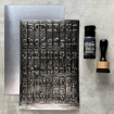 Picture of Sizzix Tim Holtz 3D Texture Fades Embossing Folder A5 - Typewriter Large