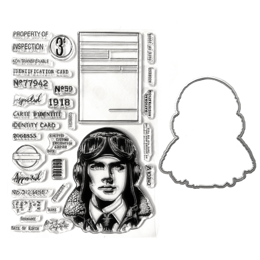 Picture of Elizabeth Craft Designs Planner Essentials Clear Stamps & Die Set - Once In A Lifetime, The Property of, 32pcs