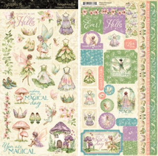 Picture of Graphic 45 Cardstock Αυτοκόλλητα - Fairy Boutique, 2τεμ.
