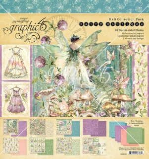 Picture of Graphic 45 Συλλογή Scrapbooking Διπλής Όψης 8" x 8" - Fairy Boutique 