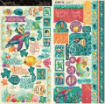 Picture of Graphic 45 Cardstock Stickers - Seas The Day, 2pcs
