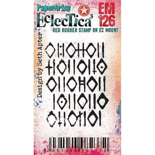 Picture of Paper Artsy Eclectica3 Seth Apter Cling Stamp - Σφραγίδα Rubber 3" x 2" - Mini 126