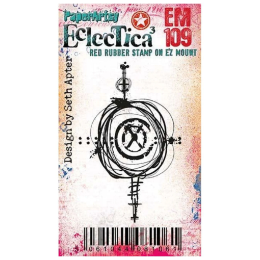 Picture of Paper Artsy Eclectica3 Seth Apter Cling Stamp - Σφραγίδα Rubber 3" x 2" - Mini 109