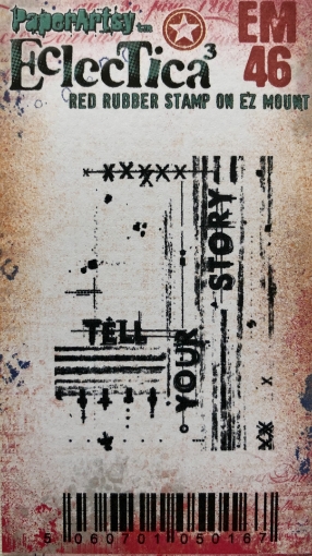 Picture of Paper Artsy Eclectica3 Seth Apter Cling Stamp - Σφραγίδα Rubber 3" x 2" - Mini 46