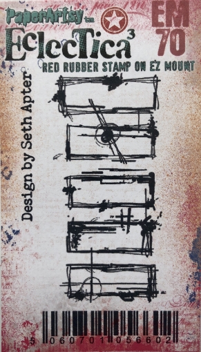 Picture of Paper Artsy Eclectica3 Seth Apter Cling Stamp - Σφραγίδα Rubber 3" x 2" - Mini 70