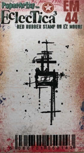 Picture of Paper Artsy Eclectica3 Seth Apter Cling Stamp - Σφραγίδα Rubber 3" x 2" - Mini 44