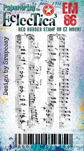 Picture of Paper Artsy Eclectica3 Seth Apter Cling Stamp - Σφραγίδα Rubber 3" x 2" - Mini  86 Scrapcosy