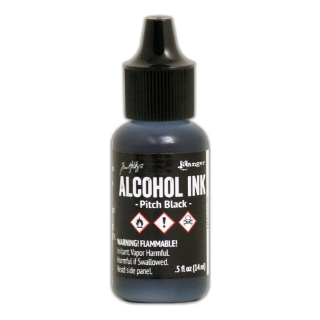 Picture of Tim Holtz Alcohol Ink - Μελάνι Οινοπνεύματος 15ml – Pitch Black 