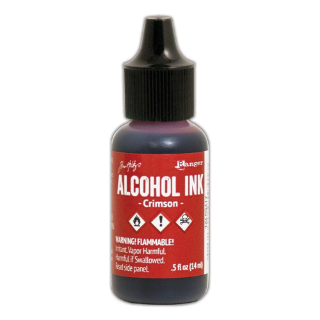 Picture of Tim Holtz Alcohol Ink Μελάνι Οινοπνεύματος 15ml – Crimson ❤️