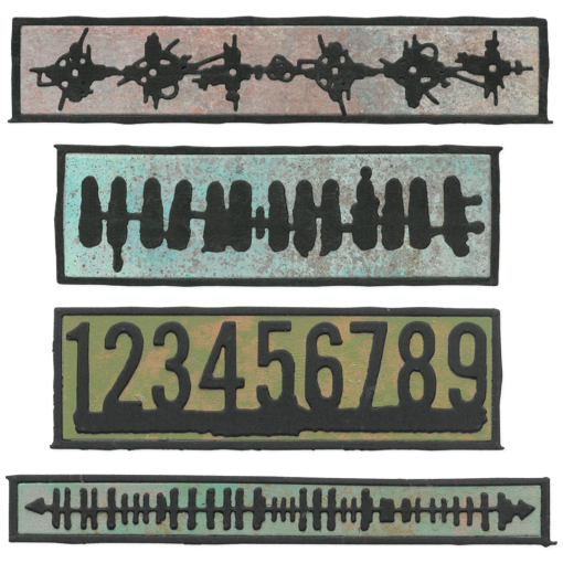 Picture of Sizzix Thinlits Die by Seth Apter Μήτρες Κοπής - Borderlines, 7τεμ. 