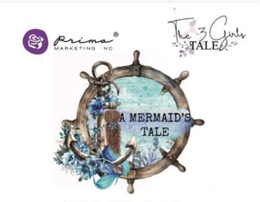 Picture of Prima Marketing A Mermaid’s Tale | Συλλογή Scrapbooking, Mixed Media & Resin Art με Γοργόνες