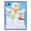 Picture of Stampendous Διάφανες Σφραγίδες  - Snowman Hugs Faces & Sentiments, 18τεμ.