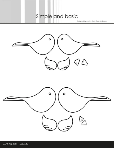 Picture of Simple and Basic Μήτρες Κοπής - Symmetrical Birds, 12τεμ. 