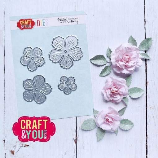 Picture of Craft & You Μήτρες Κοπής - Magda's Rose, 4τεμ. 