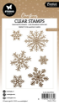 Picture of Studio Light Christmas Essentials Διάφανες Σφραγίδες  - Snowflakes, 6τεμ.  