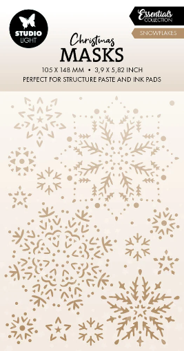 Picture of Studio Light Christmas Essentials Στένσιλ - Snowflakes