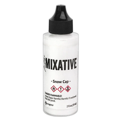 Picture of Tim Holtz Alcohol Ink - Mixative Μεταλλικό Μελάνι Οινοπνεύματος 59ml - Snow Cap