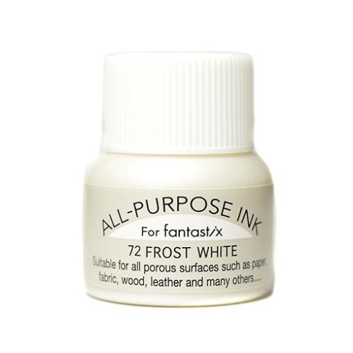 Picture of Tsukineko All-Purpose Ink – Frost White | Περλέ Λευκό Μελάνι για Όλες τις Χρήσεις για Χαρτί, Ύφασμα & Mixed Media 15ml