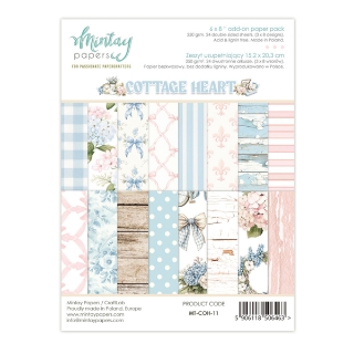 Picture of Mintay Papers Add-On Μπλοκ Scrapbooking Διπλής Όψης 6''x8'' - Cottage Heart