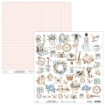 Picture of Mintay Papers Μπλοκ Scrapbooking Διπλής Όψης 8''x8'' - Cottage Heart