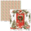 Picture of Mintay Papers Μπλοκ Scrapbooking Διπλής Όψης 8''x8'' - Holly Jolly
