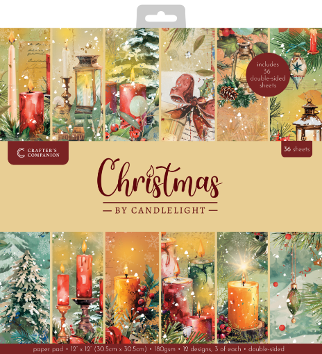 Picture of Crafter's Companion Μπλοκ Scrapbooking 12" X 12" - Christmas by Candlelight 