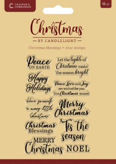 Picture of Crafter's Companion Διάφανες Σφραγίδες - Christmas by Candlelight, Christmas Blessings, 10τεμ. 