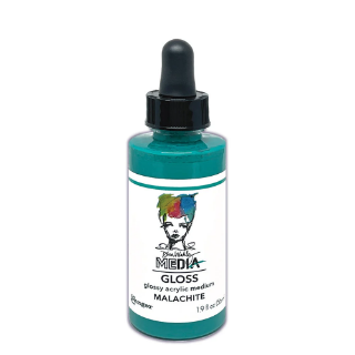 Picture of Dina Wakley Media Gloss Dropper | Ακρυλικό Χρώμα με Gloss Φινίρισμα, Malachite