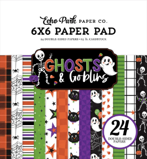 Picture of Echo Park Paper Μπλοκ Scrapbooking Διπλής Όψης 6'' x 6'' - Ghosts And Goblins 
