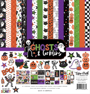 Picture of Echo Park Paper  Collection Kit Συλλογή Χαρτιών Scrapbooking Διπλής Όψης 12" x 12"- Ghosts And Goblins 
