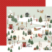 Picture of Carta Bella Paper  Collection Kit Συλλογή Χαρτιών Scrapbooking Διπλής Όψης 12" x 12" - Christmas Village   