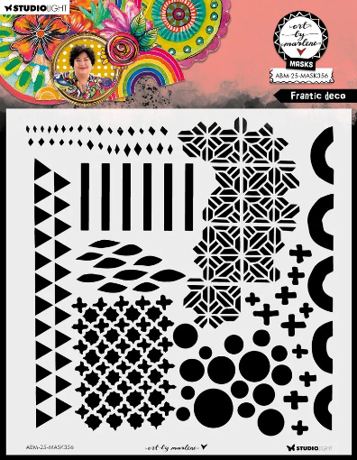 Picture of Studio Light Art By Marlene Deco Στένσιλ  8" x 8" - Frantic