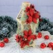 Picture of Elizabeth Craft Designs Festive Holly | Μήτρες Κοπής για 3D Χριστουγεννιάτικο Φαναράκι, 6 τεμ.