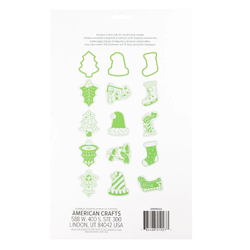 Picture of We R Makers - Christmas Die and Stamp Shifters - Σετ Σφραγίδες και Μήτρες Κοπής - Χριστούγεννα 3