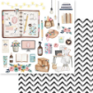 Picture of Memory Place Kawaii Paper Goods Μπλοκ Scrapbooking Διπλής Όψης 6''x6'' - Dream Plan Do