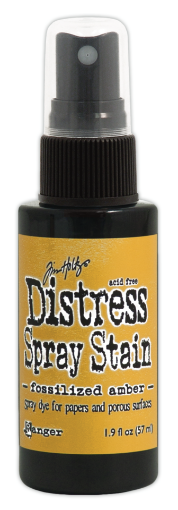 Picture of Ranger Tim Holtz  Distress Stain Spray Ink - Fossilized Amber