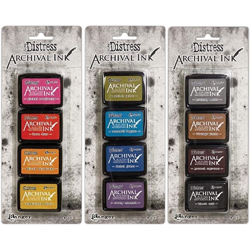 Picture of Tim Holtz Distress Archival Mini Ink Pads – Συλλογή Αδιάβροχων Μελανιών Σφραγίδων